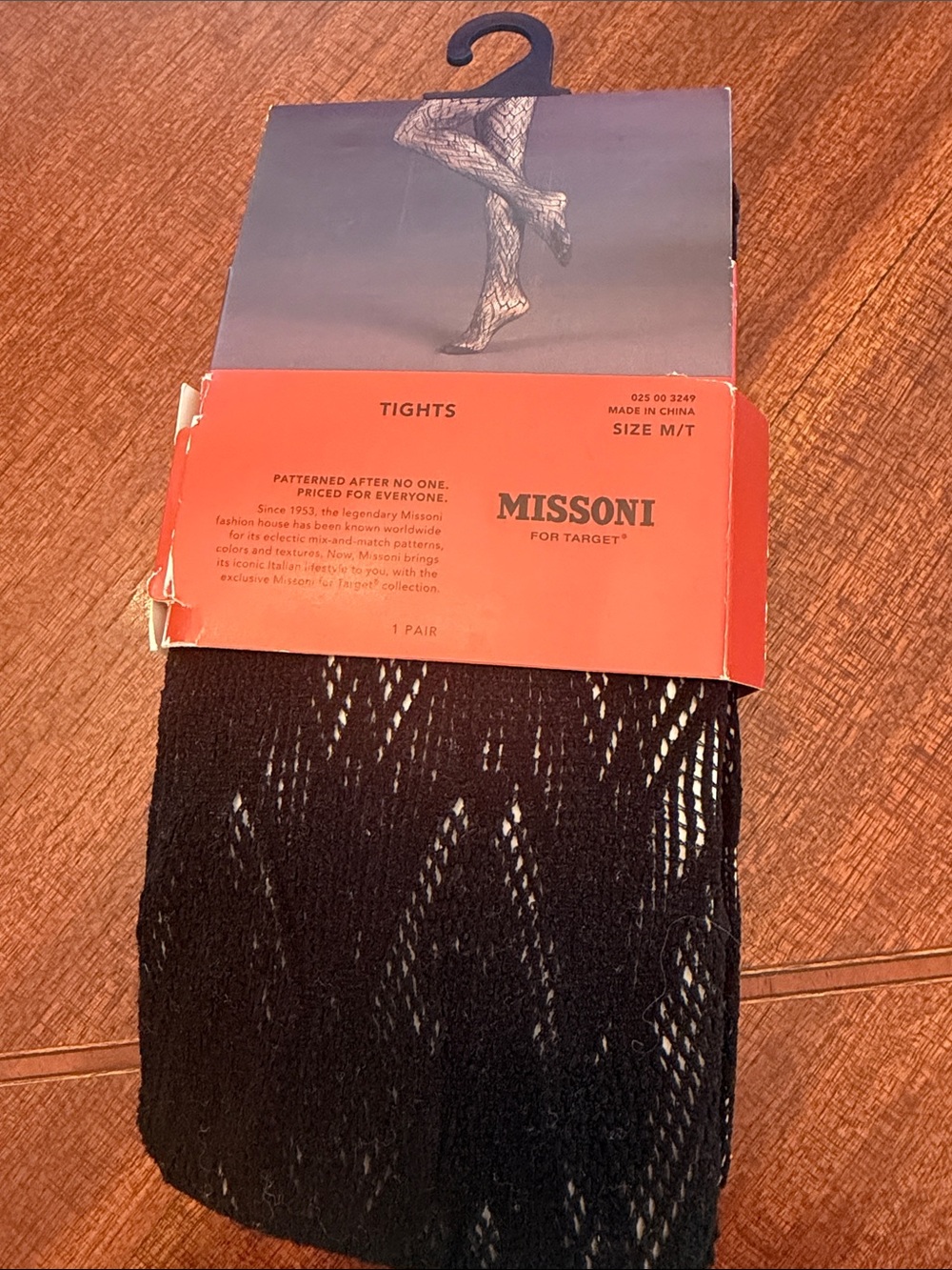 Missoni Black Patterned Tights